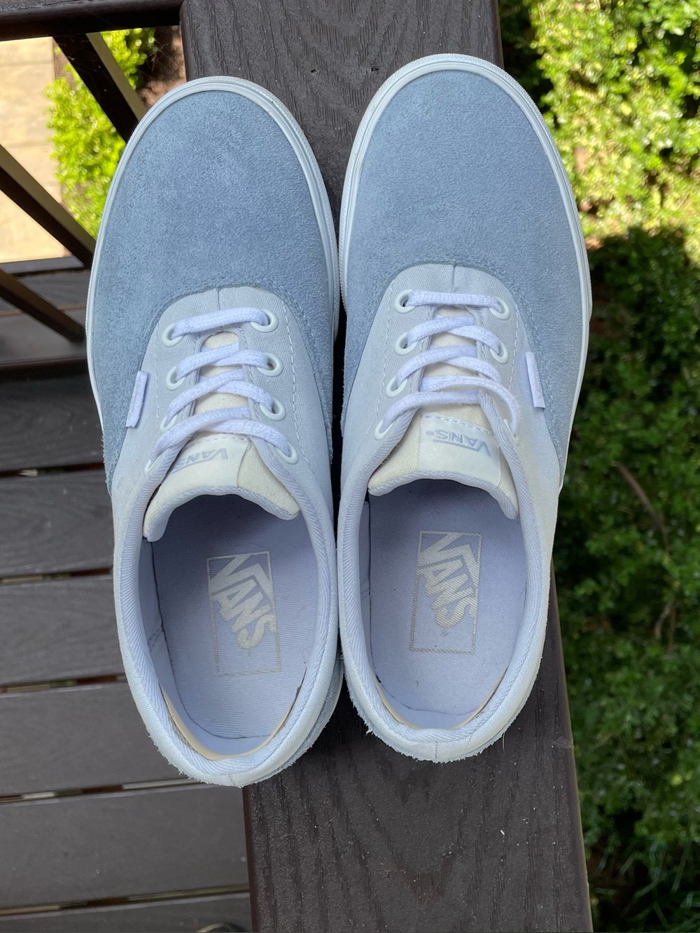 ๐ VANS Era Suede 'Drizzle Ballad Blue' Colorblock Sneakers Women's Size 8.5 - Picture 4 of 9